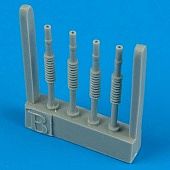 Quickboost Hurricane Mk IIC Cannon Barrels Type B (4) Plastic Model Aircraft Accessory 1/48 #48101