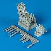 Quickboost Su27 Ejection Seat w/Safety Belts Plastic Model Aircraft Accessory 1/48 Scale #48136