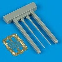 Quickboost MiG29 Fulcrum Pitot Tubes w/Photo-Etch Plastic Model Aircraft Accessory 1/48 Scale #48148