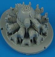 P47D Engine Early for Hasegawa (D) Plastic Model Aircraft Accessory 1/48 Scale #48180