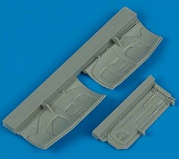 Quickboost Falcon Undercarriage Covers for Hasegawa Plastic Model Aircraft Accessory 1/48 Scale #48189