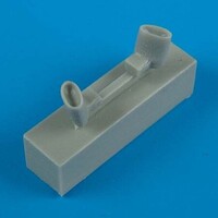 Quickboost Hs126 Exhaust for ICM Plastic Model Aircraft Accessory 1/48 Scale #48320