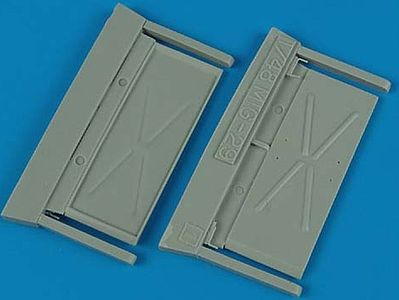 Quickboost MiG29A Fulcrum Air Intake Covers for Academy Plastic Model Aircraft Accessory 1/48 #48362