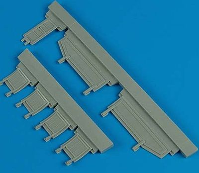 Quickboost Ta154 Undercarriage Covers for DML & RVL Plastic Model Aircraft Accessory 1/48 #48365