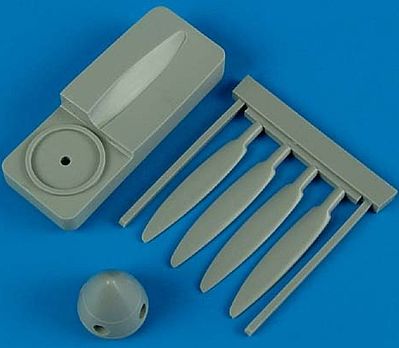 Quickboost Spitfire Mk IX Propeller w/Jig Tool for HSG Plastic Model Aircraft Accessory 1/48 #48396