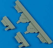 A6M5 Zero Undercarriage Covers for HSG Plastic Model Aircraft Accessory 1/48 Scale #48451