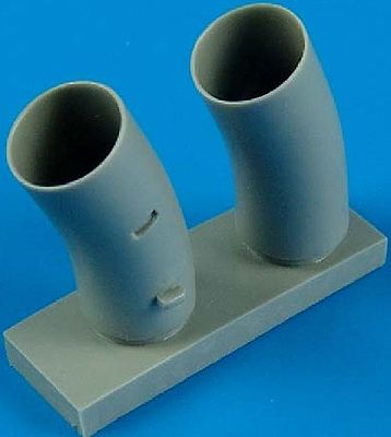 Quickboost Seahawk Exhaust Nozzles for Trumpeter Plastic Model Aircraft Accessory 1/48 Scale #48452