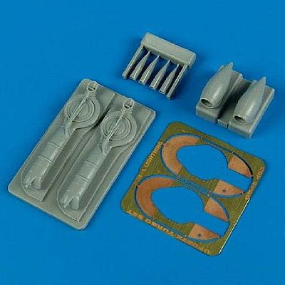 Quickboost 48366 1/48 Ta154 Exhaust for Dragon & Revell