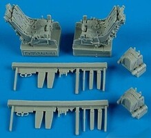 Quickboost Su27UB Ejection Seats w/Safety Belts Plastic Model Aircraft Accessory 1/48 Scale #48488