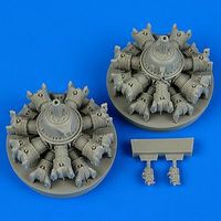 Quickboost A20 Havoc Engine for AMT & ITA Plastic Model Aircraft Accessory 1/48 Scale #48547