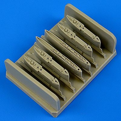 Quickboost OV1 Mohawk Pylons for Roden Plastic Model Aircraft Accessory 1/48 Scale #48583