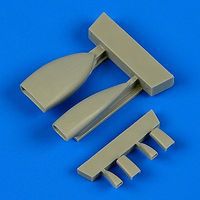Quickboost OV1 Mohawk Air Intakes for Roden Plastic Model Aircraft Accessory 1/48 Scale #48585