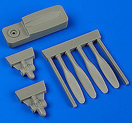 Quickboost C45 Propellers w/Jig Tool for ICM Plastic Model Aircraft Accessory 1/48 Scale #48656