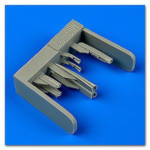 Quickboost MiG21UN Air Scoops for Trumpeter Plastic Model Aircraft Accessory 1/48 Scale #48669