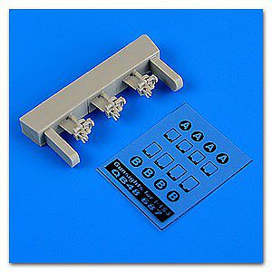Quickboost I153 Chaika Gun Sights for ICM Plastic Model Aircraft Accessory 1/48 Scale #48687
