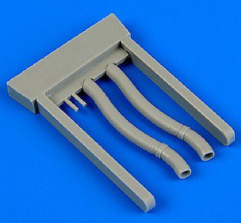 Quickboost Gloster Gladiator Exhaust for ROD & EDU Plastic Model Aircraft Accessory 1/48 #48695