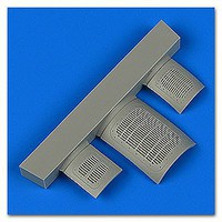 Quickboost 1/48 Su34 Fullback Tail Cooling Grills for KTY