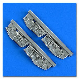 Quickboost Bristol Beaufighter carriage Covers RVL Plastic Model Aircraft Acc. Kit 1/48 Scale #48912