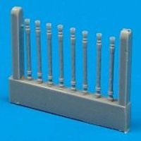 Lancaster Gun Barrels Oval Perforation Plastic Model Aircraft Accessory 1/72 Scale #72021