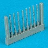 Quickboost B25C/D Gun Barrels for Italeri (D) Plastic Model Aircraft Accessory 1/72 Scale #72025