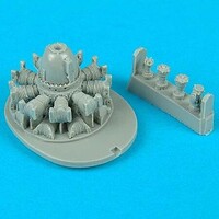 F6F Engine for Academy Plastic Model Aircraft Accessory 1/72 Scale #72040