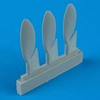 Quickboost Fw190A8 Wide Propeller Blades for HSG Plastic Model Aircraft Accessory 1/72 Scale #72077 Quickboost Fw190A8 Wide Propeller Blades for HSG Plastic Model Aircraft Accessory 1/72 Scale #72077