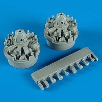 Quickboost P61A Engines for Dragon & BIL Plastic Model Aircraft Accessory 1/72 Scale #72081 Quickboost P61A Engines for Dragon & BIL Plastic Model Aircraft Accessory 1/72 Scale #72081