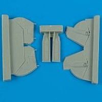 P47D Undercarriage Covers for Hasegawa Plastic Model Aircraft Accessory 1/72 Scale #72103