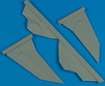 Quickboost F117A Nighthawk V-Tail for Hasegawa Plastic Model Aircraft Accessory 1/72 Scale #72284