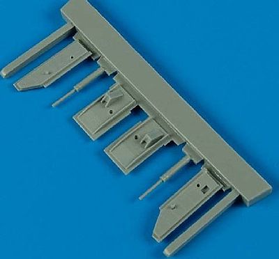 Quickboost F9F2 Panther Undercarriage Covers for HBO Plastic Model Aircraft Accessory 1/72 #72343