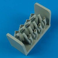 Quickboost Halifax B Mk I/II Exhaust Type C for Revell Plastic Model Aircraft Accessory 1/72 #72360 Quickboost Halifax B Mk I/II Exhaust Type C for Revell Plastic Model Aircraft Accessory 1/72 #72360