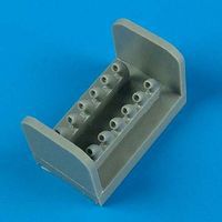 P40B Exhaust for Airfix Plastic Model Aircraft Accessory 1/72 Scale #72361