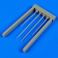 Quickboost Su7 Pitot Tubes for MOV Plastic Model Aircraft Accessory 1/72 Scale #72424
