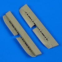 Quickboost Bf110 Undercarriage Covers for Eduard Plastic Model Aircraft Accessory 1/72 Scale #72433