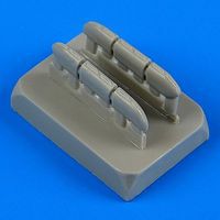 Quickboost Hurricane Mk I Early Exhaust for Airfix Plastic Model Aircraft Accessory 1/72 Scale #72442 Quickboost Hurricane Mk I Early Exhaust for Airfix Plastic Model Aircraft Accessory 1/72 Scale #72442
