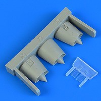 Quickboost Mirage F1 Air Intakes w/Clear Part SHY Plastic Model Aircraft Acc. Kit 1/72 Scale #72615