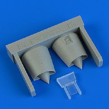 Quickboost Mirage F1B Air Intakes w/Clear Part SHY Plastic Model Aircraft Acc. Kit 1/72 Scale #72616
