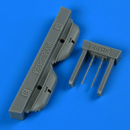 Quickboost Avia S199 Cannon Pods for EDU Plastic Model Aircraft Acc. Kit 1/72 Scale #72679