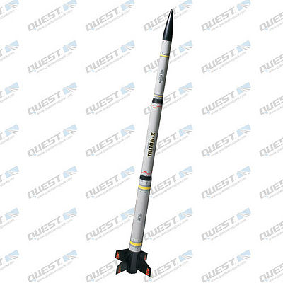 Quest Triton-X Model Rocket Quick Kit Level 1 Model Rocket Kit #1617