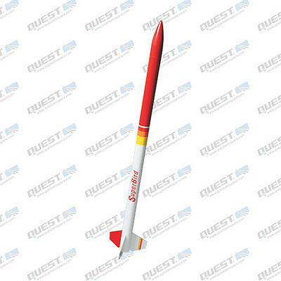 Quest Superbird Model Rocket Kit Level 2 Model Rocket Kit #2010