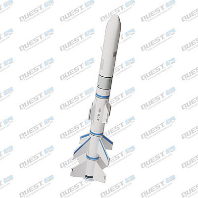Quest Harpoon Model Rocket Kit Level 3 Model Rocket Kit #3008