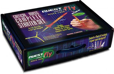 Quest Micro Maxx Critical Mass Single Rocket Starter Set Model Rocket Kits #5620