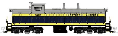 Rapido GMD-1 6-Axle Version Northern Alberta Railways #302 HO Scale Model Train Diesel #10025
