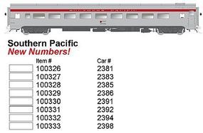 Rapido CC&F Lightweight Coach Southern Pacific #2394 HO Scale Model Train Passenger Car #100332 Rapido CC&F Lightweight Coach Southern Pacific #2394 HO Scale Model Train Passenger Car #100332