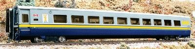 Rapido Super Continental Line LRC Club Car VIA #3461 HO Scale Model Train Passenger Car #107002