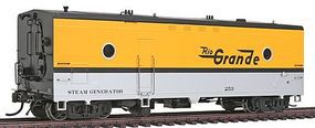 Rapido Denver & Rio Grande Western #253 Steam Generator Car HO Scale Model Train Car #107167 Rapido Denver & Rio Grande Western #253 Steam Generator Car HO Scale Model Train Car #107167