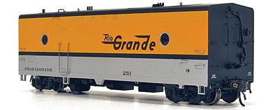 Rapido Denver & Rio Grande Western #252 Steam Generator Car HO Scale Model Train Car #107209