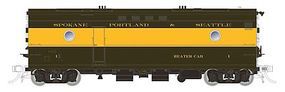 Rapido Steam Generator Car Spokane, Portland & Seattle HO Scale Model Train Passenger Car #107245