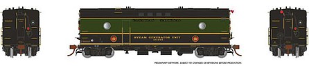 Rapido Steam Heater - Generator Car - Sound and DCC - Ready to Run Canadian National 15458 (1954 Scheme, green, black, yellow)