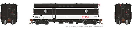 Rapido Steam Heater - Generator Car - Sound and DCC - Ready to Run Canadian National 15473 (white, black, red Noodle Logo)